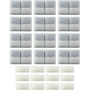 PET STANDARD Water Filters, Compatible with Furrybaby Fountain, Pack of 12