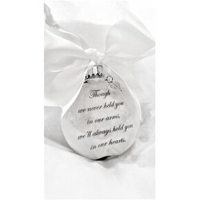 Miscarriage Memorial Christmas Ornament Though We Never Held You