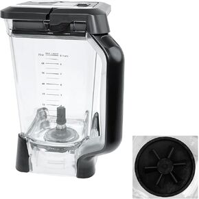 Blender Replacement Part 72 oz XL Pitcher with Locking Lid Fits for Ninja BL610 BL710WM Blenders