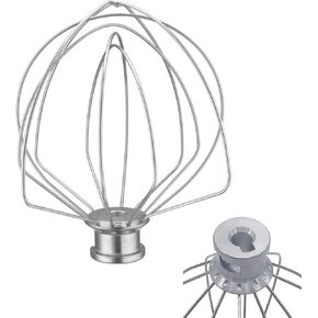 Joystar 4.8 L BOWL-LIFT 6-Wire whip (K5AWW), Compatible With kitchenaid mixer K4SS, K5(A), K5SS, KG25G7X, KG25H0X(5Quart)