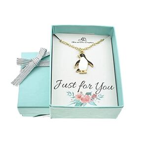 Penguin Necklace. Penguin Gifts. Penguin Charm. Little Girl’s Jewelry. Gift for Daughter. Niece. 16 Inch Chain