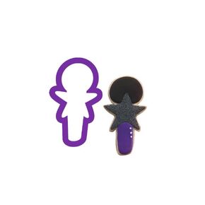 Star Microphone Cookie Cutter - Music Cookie Cutters - Musician Cookie Cutters - Cookie Cutters - Fondant Cutters - Polymer Clay Cutters in Kuwait