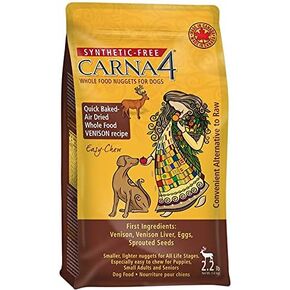 CARNA4 Easy Chew Dog Food, Venison, 2.2 lb