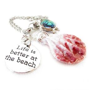 Sea Turtle Rear View Mirror Charm - Beach Car Accessories - Sea Shell Car Charm - Birthday Gift for Beach Lover