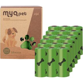 Dog Poop Bags,Leak Proof Bags for Outdoor Puppy Walking and Travel,Thick Waste Bag For Dogs,Lavender Scented,150 Bags,10 Packs of 15 with dispenser