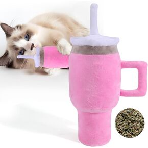 BABORUI Cat Tumbler Toys, Cute Catnip Toys for Cats, Interactive Catnip Toys for Bored Indoor Adult Cats, Cat Birthday Toys