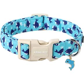 ARING PET Summer Dog Collar-Cute Dog Collar for Small Dogs, Adjustable Cotton Sunflower Pet Collars Puppy Collar for Small Medium Large Dogs