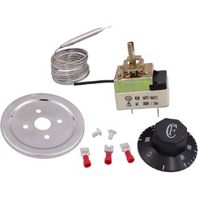 Earth Star Earth Star 2m 50-300 Degree F New Heating Thermostat Fry Pan Thermostat Temperature Control Electric Fryer Parts