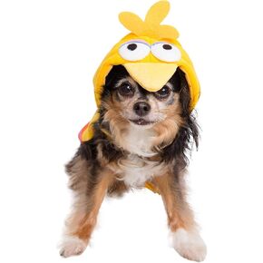 Pet Krewe X-Large Sesame Street Big Bird Hoodie Dog Costume Fits Dogs size Small, Medium, Large or Extra Large - Perfect for Halloween, Christmas Holiday, Parties, Photoshoots, Gifts for Dog lovers