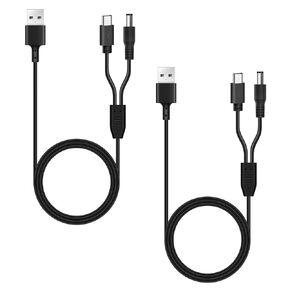 سلك شاحن متوافق مع طوق الصدمات للكلاب Bousnic RS2A RS2B، كابل شحن USB 2 في 1 لطوق تدريب الكلاب Bousnic، قطعتان.
