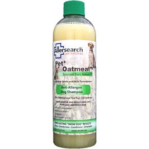 Allersearch Pet + شامبو الشوفان المضاد للحساسية للكلاب، 16 أونصة