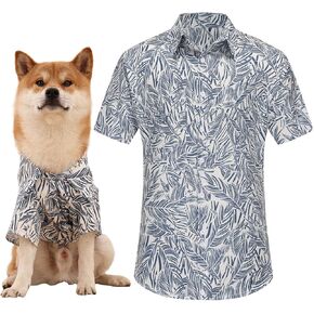 Dog Hawaii Shirts Stylish Hawaiian Themed Pet and Owner Matching Apparel Owner and Pet Shirts are Sold Separately