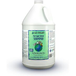 earthbath Hot Spot Relief Pet Shampoo, Tea Tree Oil & Aloe Vera, 128oz – Soothes Hot Spots & Skin Conditions – Made in USA