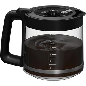 14-Cups Coffee Pot Replacement Compatible with Cuisinart Coffee Maker Models DCC-2200RC, DCC-2200, CBC-7000PCFR, DCC-2600, DCC-2800RC, DCC-3200, and DCC-3200P1