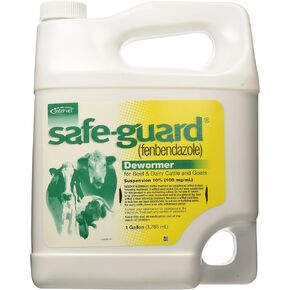 Merck Vetoquinol Safeguard Suspension Pet Wormers, 1-Gallon