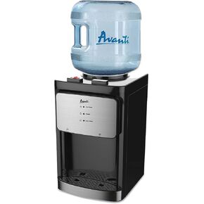 Avanti Bottom Loading Hot and Cold Water Dispenser with UV Disinfecting Light, in Stainless Steel (WDBMC810Q3S)