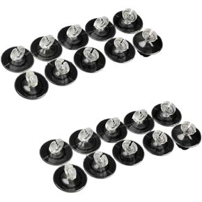 20Pcs Black Aquarium Suction Cup, Cup Holder Sucker Tube Sucker Clear Airline Tube Clips Holders Clamps for Fish Tank Tubing Aquarium Air Pump Accessories, Aquarium Pumps and Filters