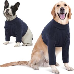 IDOMIK Dog Recovery Sleeve, Dog Surgery Recovery Suit Front Leg, Comfy Dog Joint Leg Sleeves After Surgery, Dog Elbow Braces Protector for Leg Injuries & Joint Pain, Dog Cone Collar Alternatives,Grey