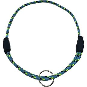 National Leash Mountain Rope Dog ID Collar- Blue Eyes - Small (10"-16") Ultra Lite