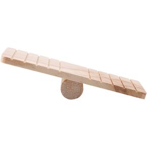 Wooden Seesaw, Small Pet Seesaw Wood Seesaw Toy, Harmless for Pet Mouse