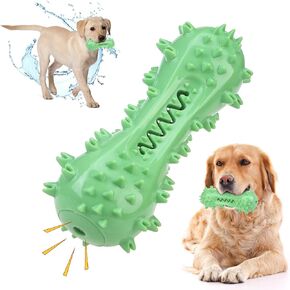 KOOLTAIL Dog Chew Toys for Aggressive Chewers, 3 Pack Durable Tough Bone for Teeth Cleaning, Non-Toxic Rubber Indestructible Dog Toys, Funny Puzzle Dog Toy for Small Medium Large Breed Dogs Best Gift