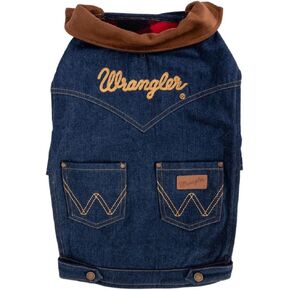 Wrangler Plaid Denim Jacket for Dogs