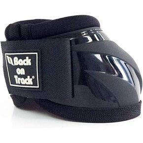 زوج من أحذية Back on Track الرجالية ذات الأداء المطاطي المتين للحصان من أحذية Hoof Bell مع حلقة إغلاق