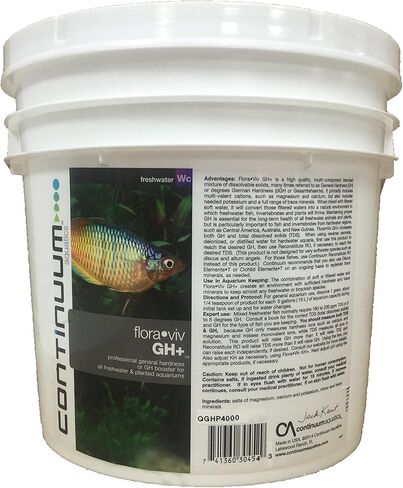 Continuum Aquatics Flora Viv GH+ - General Hardness (GH) Booster for Freshwater and Planted Aquariums (500-g) (QGHP500) in Saudi Arabia