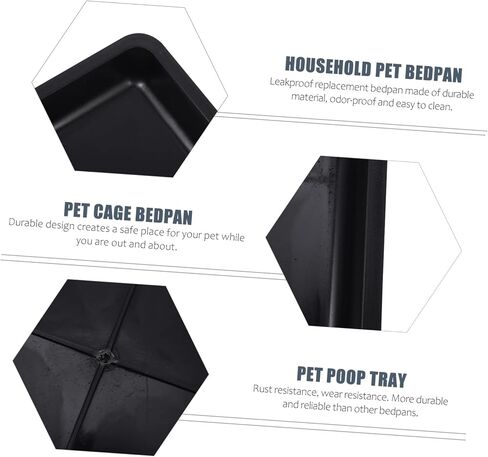 2pcs Tray Rabbit Potty Rabbit Household Pet Potty Animal Pet Cage Accessory Household Cage Potty Pet Cage Pet Cage Supplies Pet Supplies in Saudi Arabia