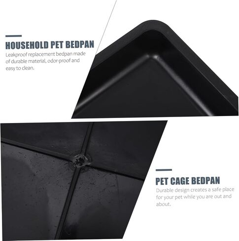 2pcs Tray Rabbit Potty Rabbit Household Pet Potty Animal Pet Cage Accessory Household Cage Potty Pet Cage Pet Cage Supplies Pet Supplies in Saudi Arabia