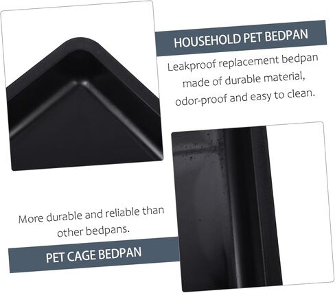 2pcs Tray Rabbit Potty Rabbit Household Pet Potty Animal Pet Cage Accessory Household Cage Potty Pet Cage Pet Cage Supplies Pet Supplies in Saudi Arabia