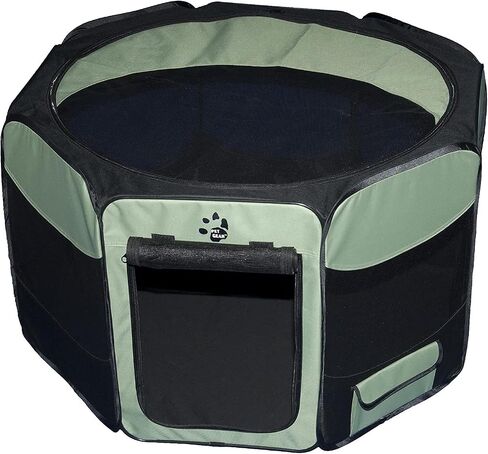 Pet Gear Travel Lite Portable Play Pen/Soft Crate with Removable Shade Top for Dogs/Cats/Rabbits, Easy-Fold + Built-in Stay Fold Band, Durable 600D Fabric, Indoor/Outdoor in Saudi Arabia
