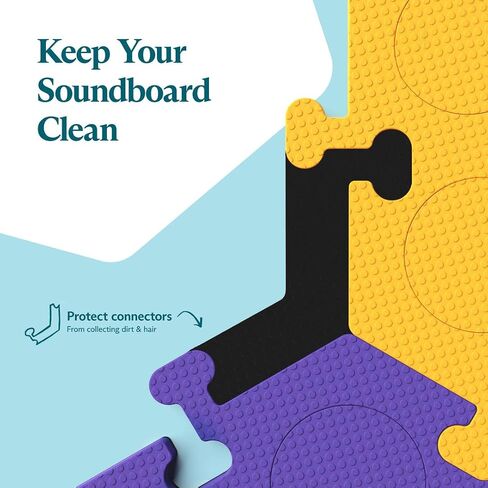 FluentPet Speak Up Get Started Kit with Clearer Upward-Facing Sound - 6 Recordable Buttons w/Pre-Installed Batteries, 3 HexTile Button Mats, & 32 Edge Pieces | Training Dog & Cat Communication Buttons in Saudi Arabia