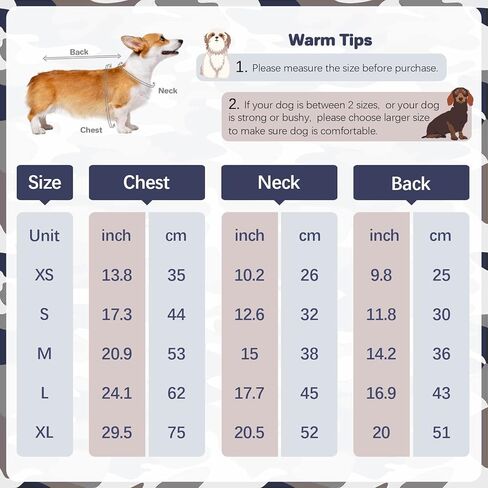 kuoser الكلب معطف الشتاء سترة مبطنة، يندبروف الكلاب سترة منتفخة، دافئ لينة جرو الملابس الطقس البارد الكلب معزول أبلى، خفيفة الوزن الحيوانات الأليفة الشتاء زي في الهواء الطلق للكلاب الصغيرة المتوسطة، XS-XL in Kuwait