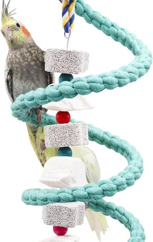 عبوتان من لعبة مضغ الدجاج الكبيرة، منقار الفرخ يطحن حجر الكالسيوم مع أجراس، ملحقات قفص الدجاج، ألعاب قفص للكوكاتيل والببغاء والببغاء والفئران والهامستر والأرنب الرمادي الأفريقي in Kuwait