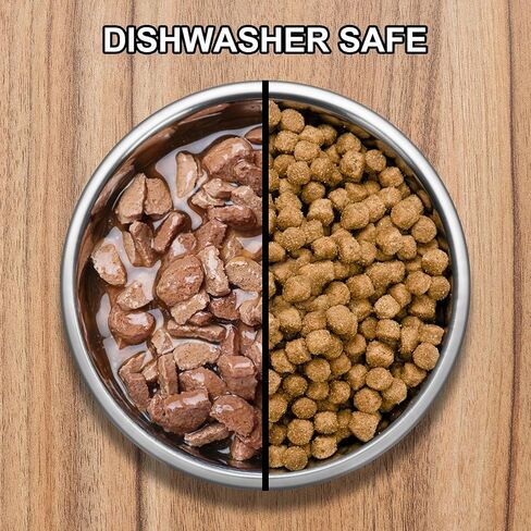 وعاء الكلب لقفص 2 حزم، الفولاذ المقاوم للصدأ الحيوانات الأليفة الكلب القط الغذاء وعاء الماء لبيت الكلب، قفص، قفص، المسمار على تغذية الحيوانات الأليفة للحيوانات الأليفة المتوسطة والكبيرة in Kuwait