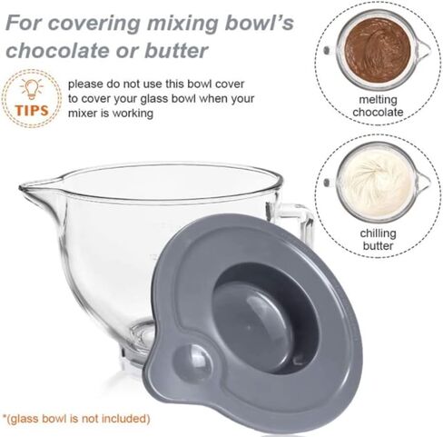 غطاء وعاء الخلاطات متوافق مع كيتشن إيد K5GB حامل وعاء زجاجي سعة 5 كوارت KSM150PS KSM152PS/KSM155GB لصب الصنبور للخلاطات ذات الرأس المائل in Kuwait
