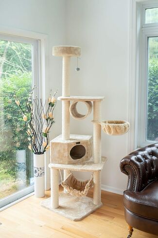 شجرة القطط من ارماركات A7204، مقاس واحد، بيج in Kuwait