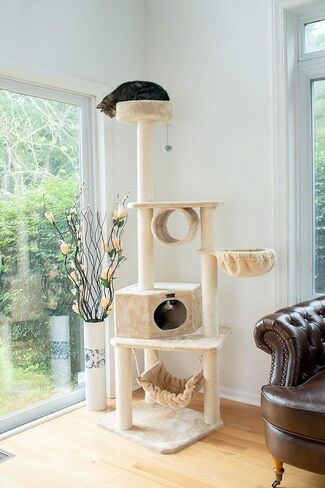 شجرة القطط من ارماركات A7204، مقاس واحد، بيج in Kuwait