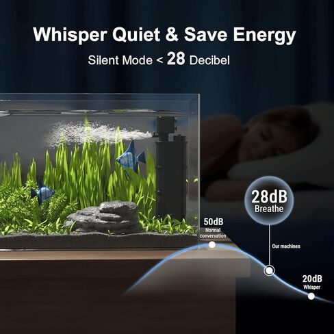 حوض السمك U-V 9W 50-150 جالون فلتر خزان الأسماك 4 في 1 الغوص قابل للتعديل مضخة نافورة الأكسجين 3 طبقة تصفية U-V الأسماك، فلتر خزان الأسماك in Kuwait