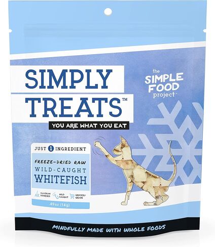 Simple Food Project The Freeze Dried Raw Cat Treats Grain Free, All Natural, with Just 1 Ingredient - Chicken Liver in Saudi Arabia