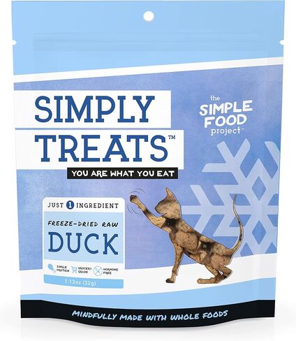 Simple Food Project The Freeze Dried Raw Cat Treats Grain Free, All Natural, with Just 1 Ingredient - Chicken Liver in Saudi Arabia