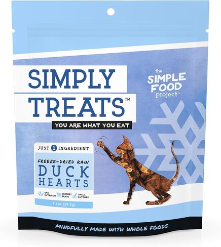 Simple Food Project The Freeze Dried Raw Cat Treats Grain Free, All Natural, with Just 1 Ingredient - Chicken Liver in Saudi Arabia