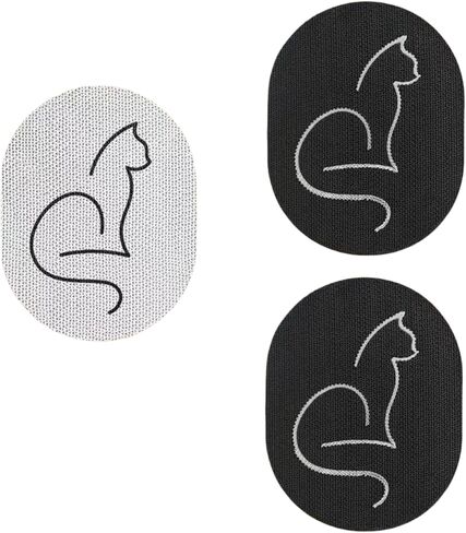 3 Pack Cat Wall Scratcher Cardboard, Wall Mounted Cat Scratch Pad, Cat Vertical Cat Scratcher Post Cat Scratching Pad for Large Indoor Cats Grinding Claw Furniture Protector,Cat Pattern in Saudi Arabia