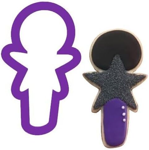 Star Microphone Cookie Cutter - Music Cookie Cutters - Musician Cookie Cutters - Cookie Cutters - Fondant Cutters - Polymer Clay Cutters in Kuwait