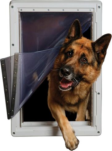 باب الحيوانات الأليفة الأصلي من Ideal Pet Products بإطار متداخل، كبير جدًا، مقاس 15 × 20 بوصة in Kuwait
