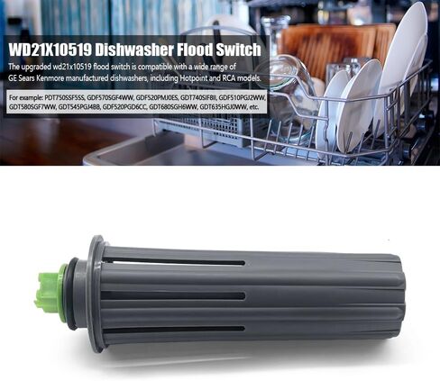 مفتاح غمر غسالة الأطباق WD21X10519 متوافق مع غسالة الأطباق Ge ADT CDT DDT GDF GDT PDT ZDT Series لسلسلة WD21X20204 WD21X10492 PS8690623 in Kuwait