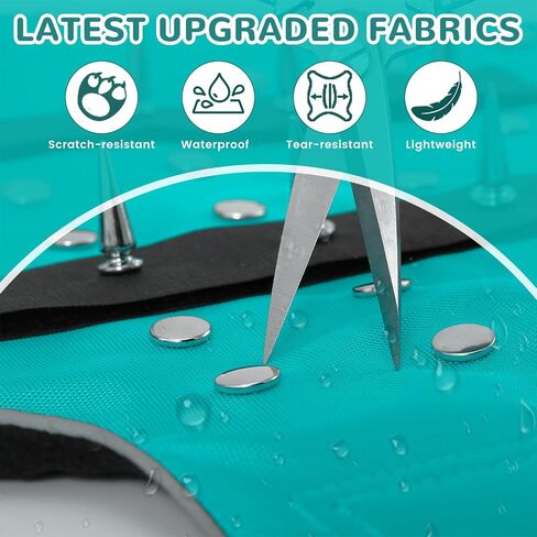 OTOB Waterproof Reflective Coyote Proof Dog Vest with Removable Spikes, Adjustable Anti Predator Adjustable Dog Vest, Dog Harness Hawk Vest for Medium Large Dogs Protects from Coyote and Hawks Attacks in Saudi Arabia
