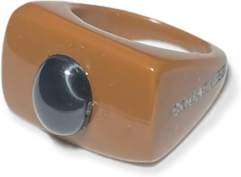 Resin Rings Resin Rings For Women Chunky Ring Vintage Ring Cute Ring Y2K Teen Girl (6 1/2) in Saudi Arabia