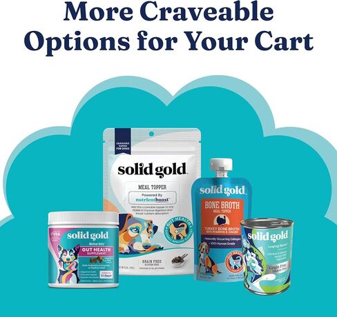 Solid Gold Dry Dog Food for Adult & Senior Dogs - Made w/Real Venison, Potato, & Pumpkin - Nutrientboost Buck Wild Sensitive Stomach Dog Food for Protein Sensitivities & Gut Health - 22 LB in Saudi Arabia